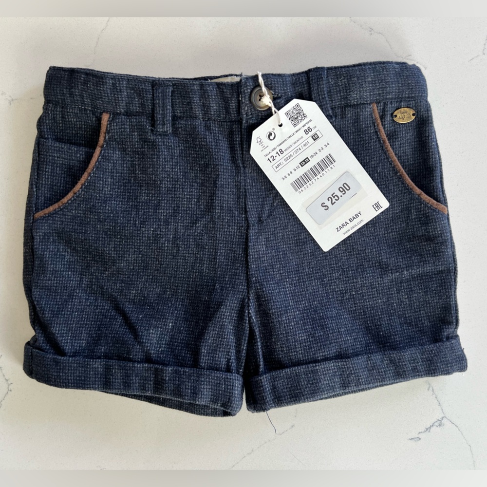 Zara Kids Blue Shorts